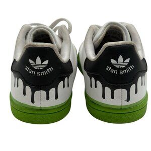 Stan Smith Adidas Paint Drip White Green Paint Athletic Shoes Kids Size 10K